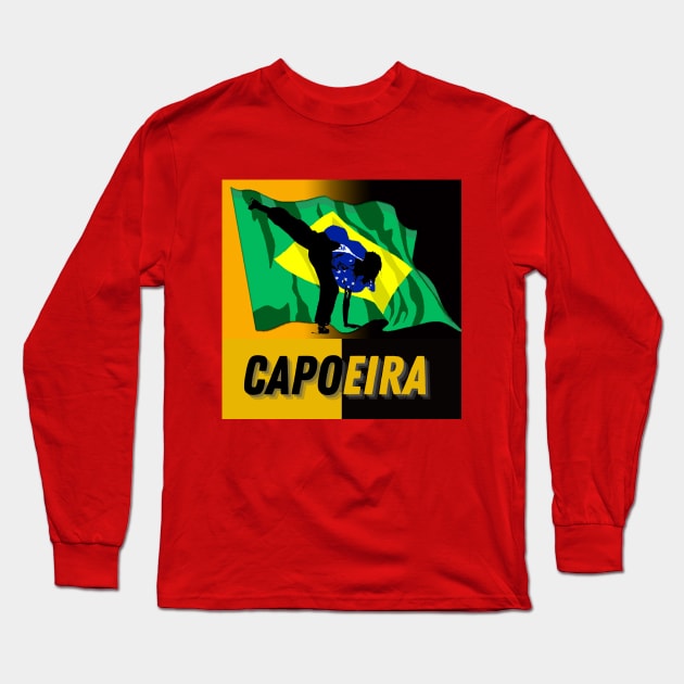 Capoeira Long Sleeve T-Shirt by Next Graffics